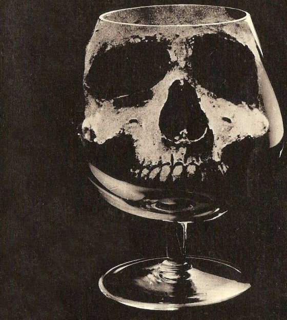 skull glass