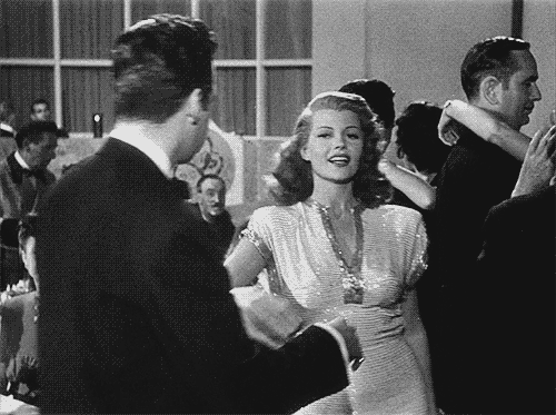 rita hayworth dancing GIF