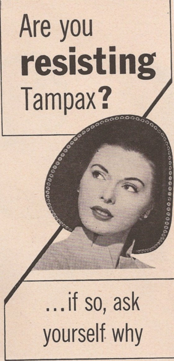 tampax resisiting