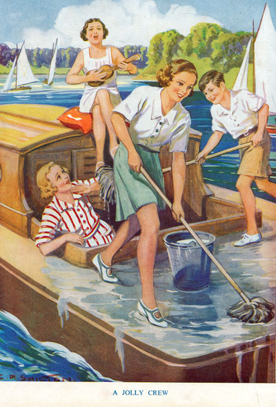 boat cleaning