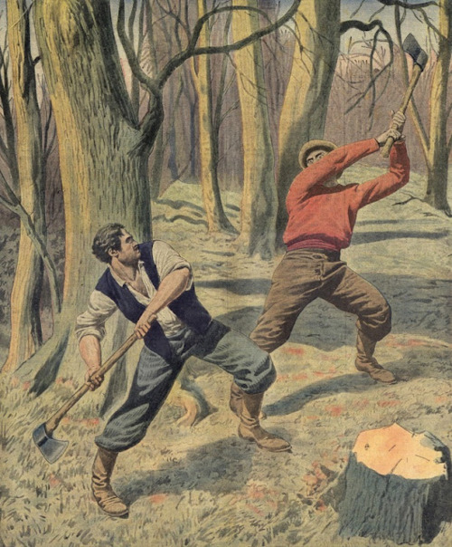 lumberjack fight