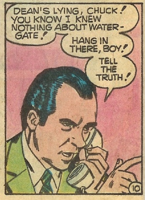nixon comic book