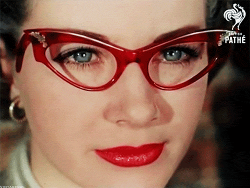 red glasses GIF