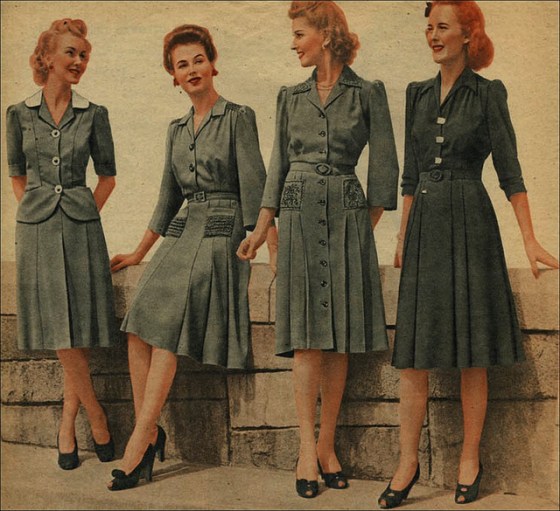 1942 dresses