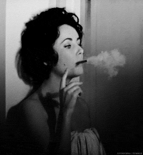 liz smoking GIF