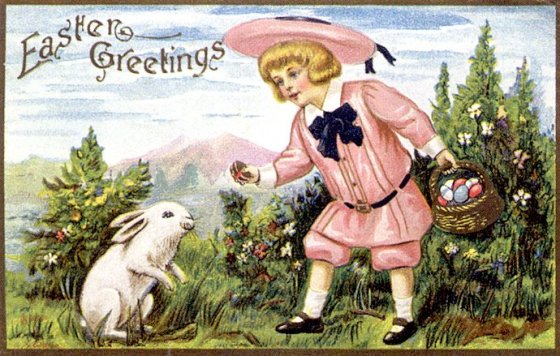 old easter cards 502