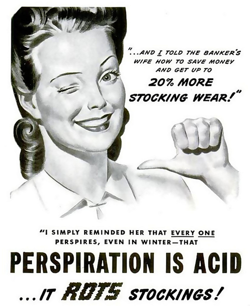 perspiration is acid