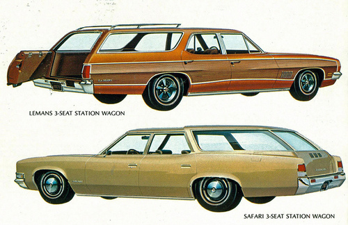 1971 pontiac lemans station wagons