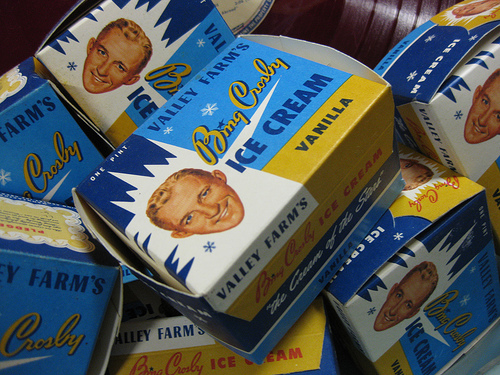 bing crosby ice cream