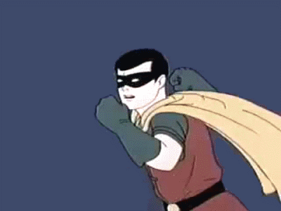 batman robin POW GIF