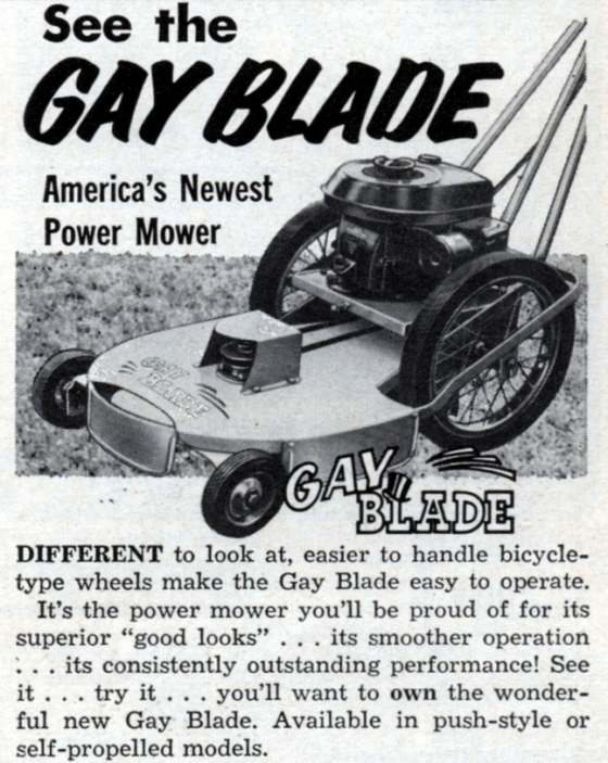 gay blade mower