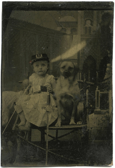 puppy and child 400