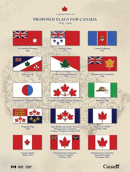 canada flags
