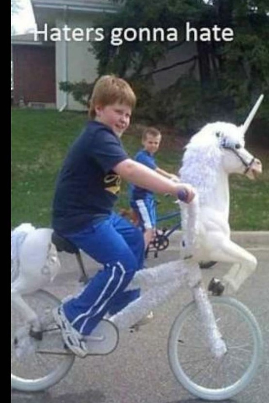 haters gonna hate