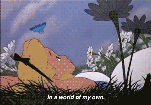 IN A WORLD OF MY OWN