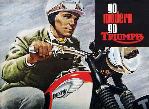 motorcycle triumph 1966