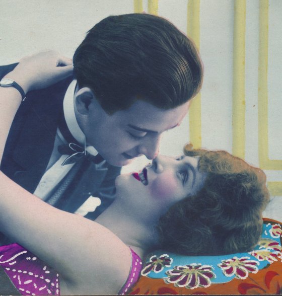 french romance postcard 408