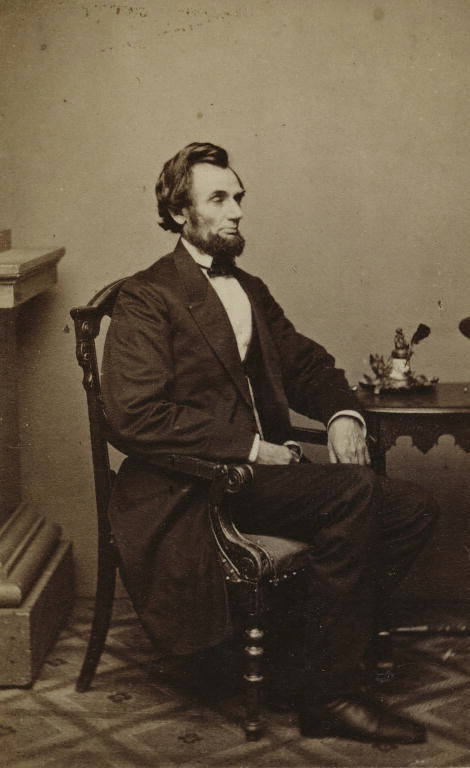 lincoln by brady 1865