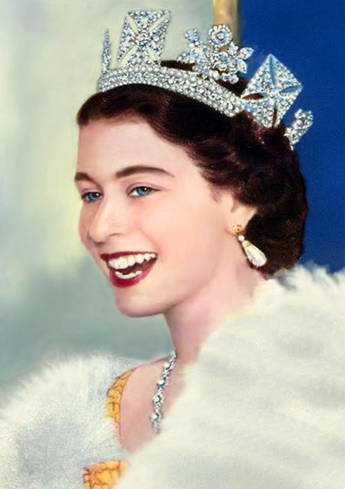 QUEEN ELIZABETH II YOUNG