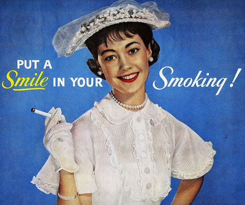 smoking smile