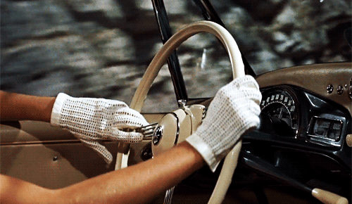 grace kelly driving GIF