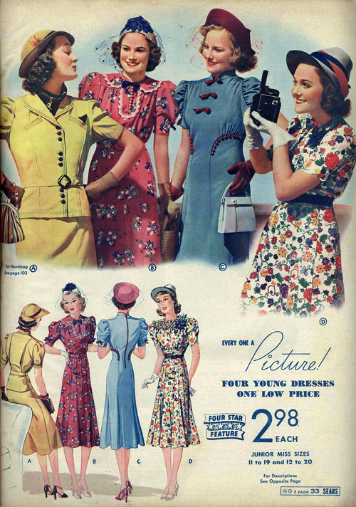 30s women's frocks 501