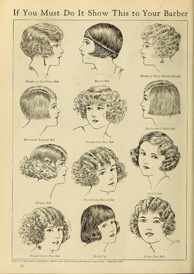 hair bob 1920s
