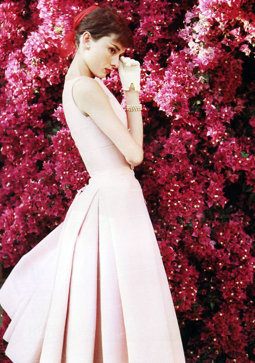 audrey by norman parkinson 1955