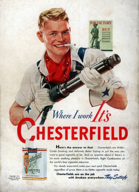 cigs chesterfield WWII 2