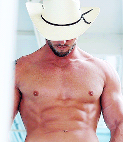 cowboy shirtless GIF 250