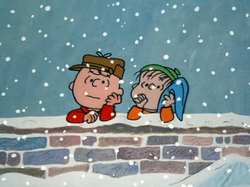 snow peanuts GIF 500