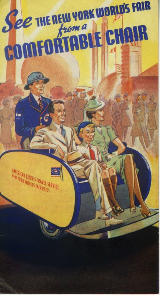 1939 NYC world's fair chaircar
