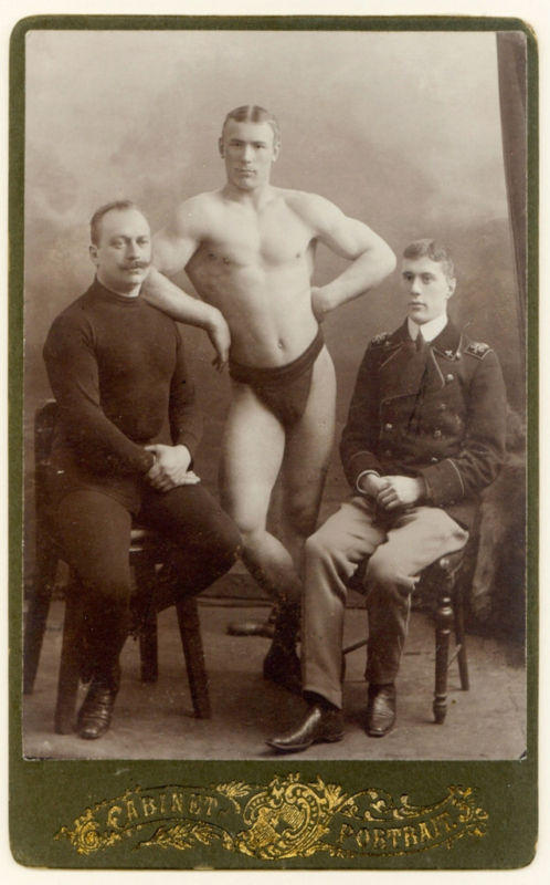 3 men clothing optional
