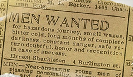 arctic shackleton ad
