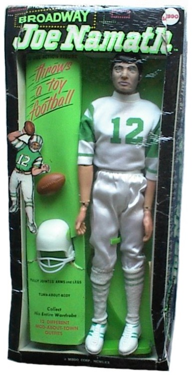 football joe namath doll
