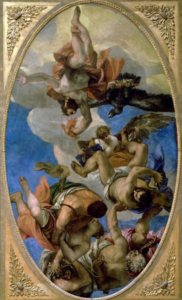 jupiter striking down the vices