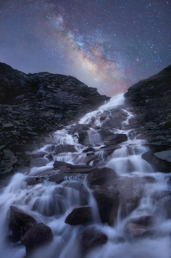 stars waterfall
