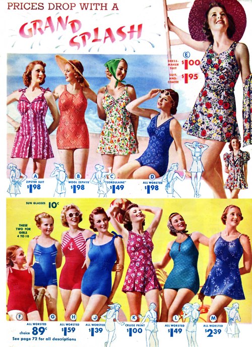 swimwear 30s