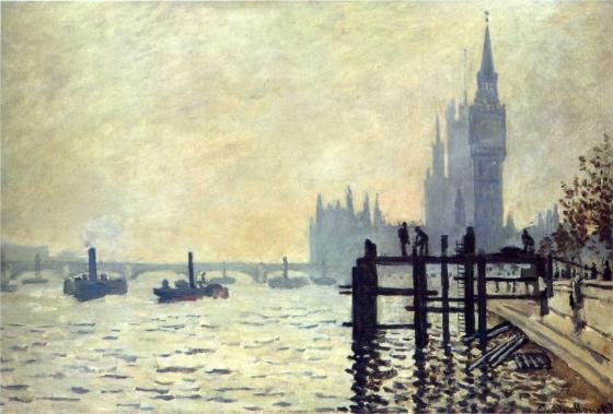 ART MONET 1871 LONDON