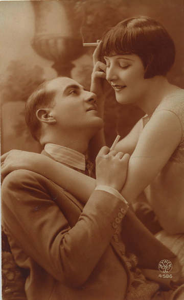 french romance postcard 403