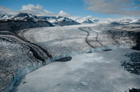 glacier retreat GIF
