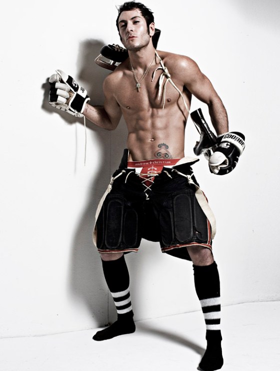 hockey shirtless 214