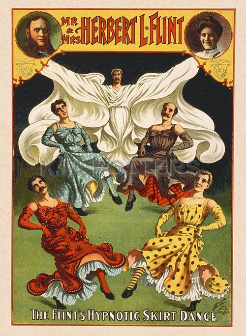 hypnotic skirt dance