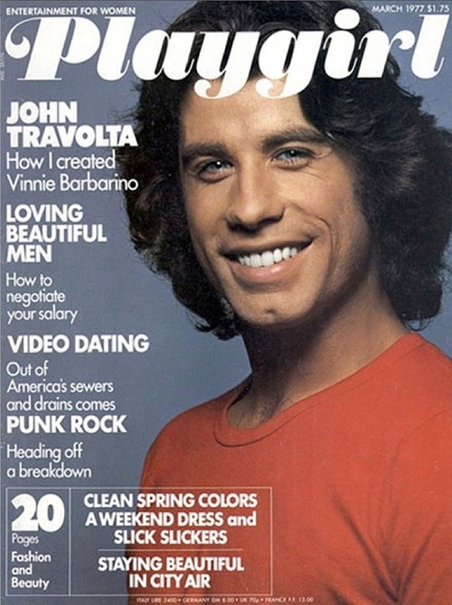 john travolta playgirl