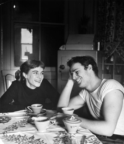 marlon and sister 1948