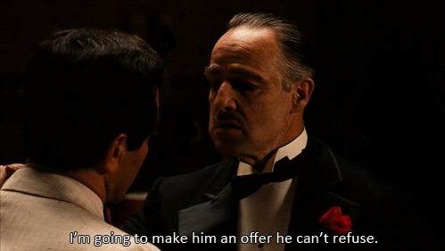 an offer he can't refuse GIF
