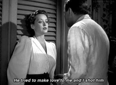 bette the letter 1940 GIF