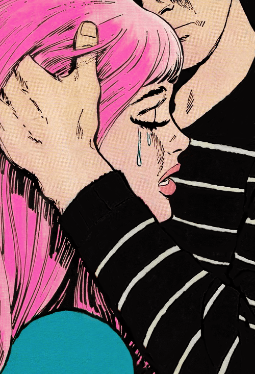 pink hair n tears 3