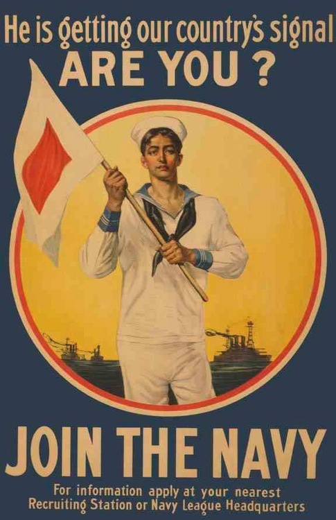 WWI navy recruitment