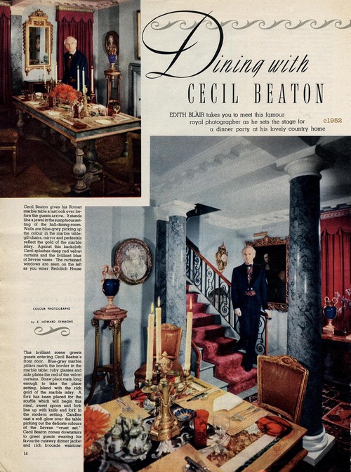 cecil beaton dining